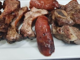 Churrasco y criollos