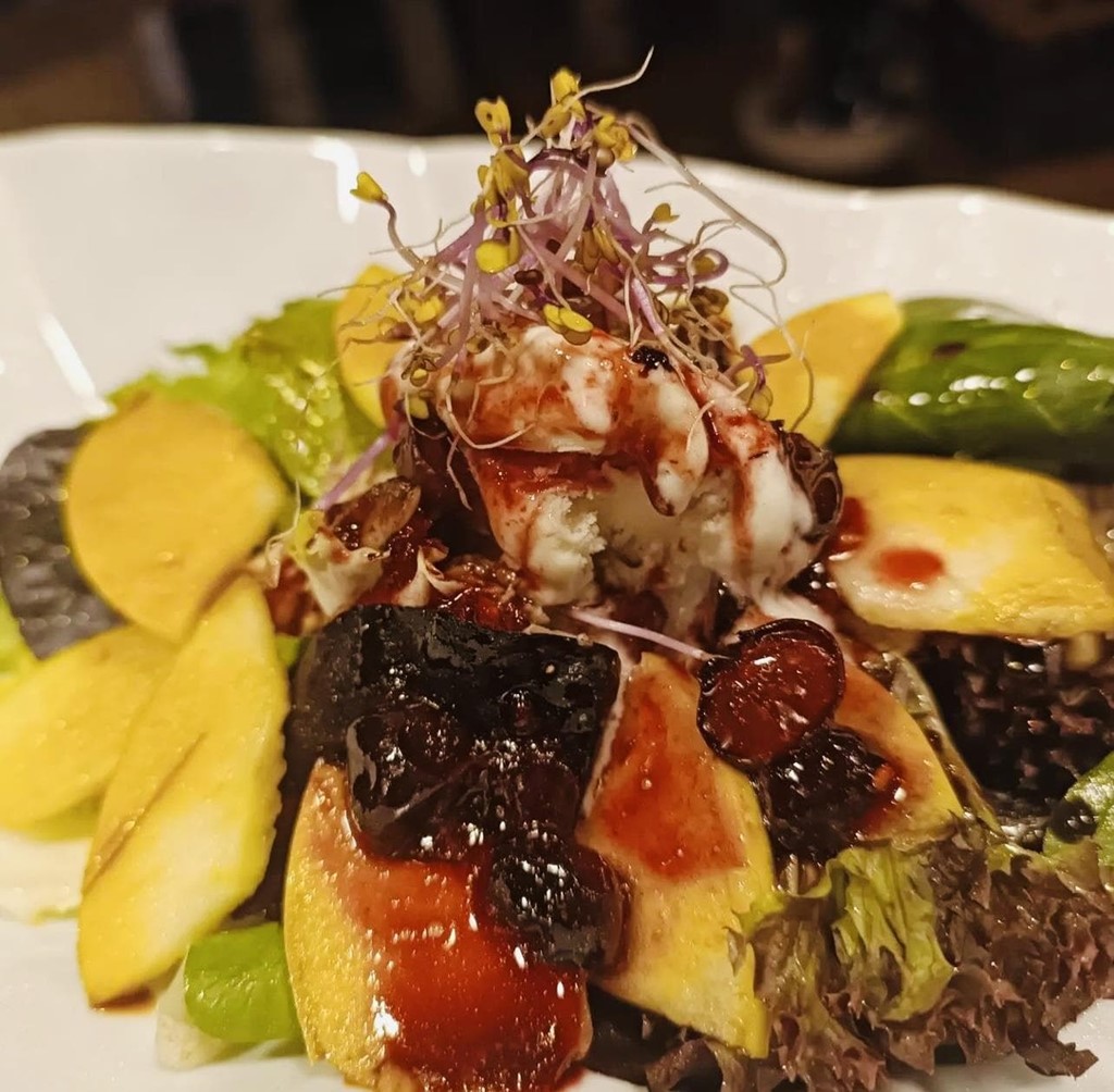 Ensalada de codornices escabechada y helado - Imagen 1