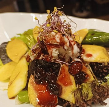Ensalada de codornices escabechada y helado - Imagen 1