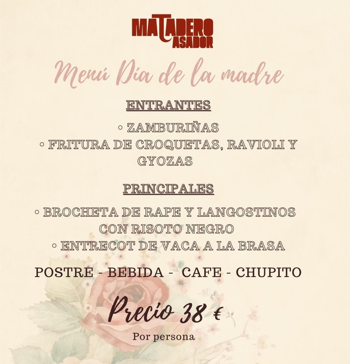 MENU DIA DE LA MADRE - Imagen 2