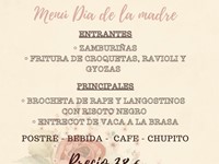 MENU DIA DE LA MADRE