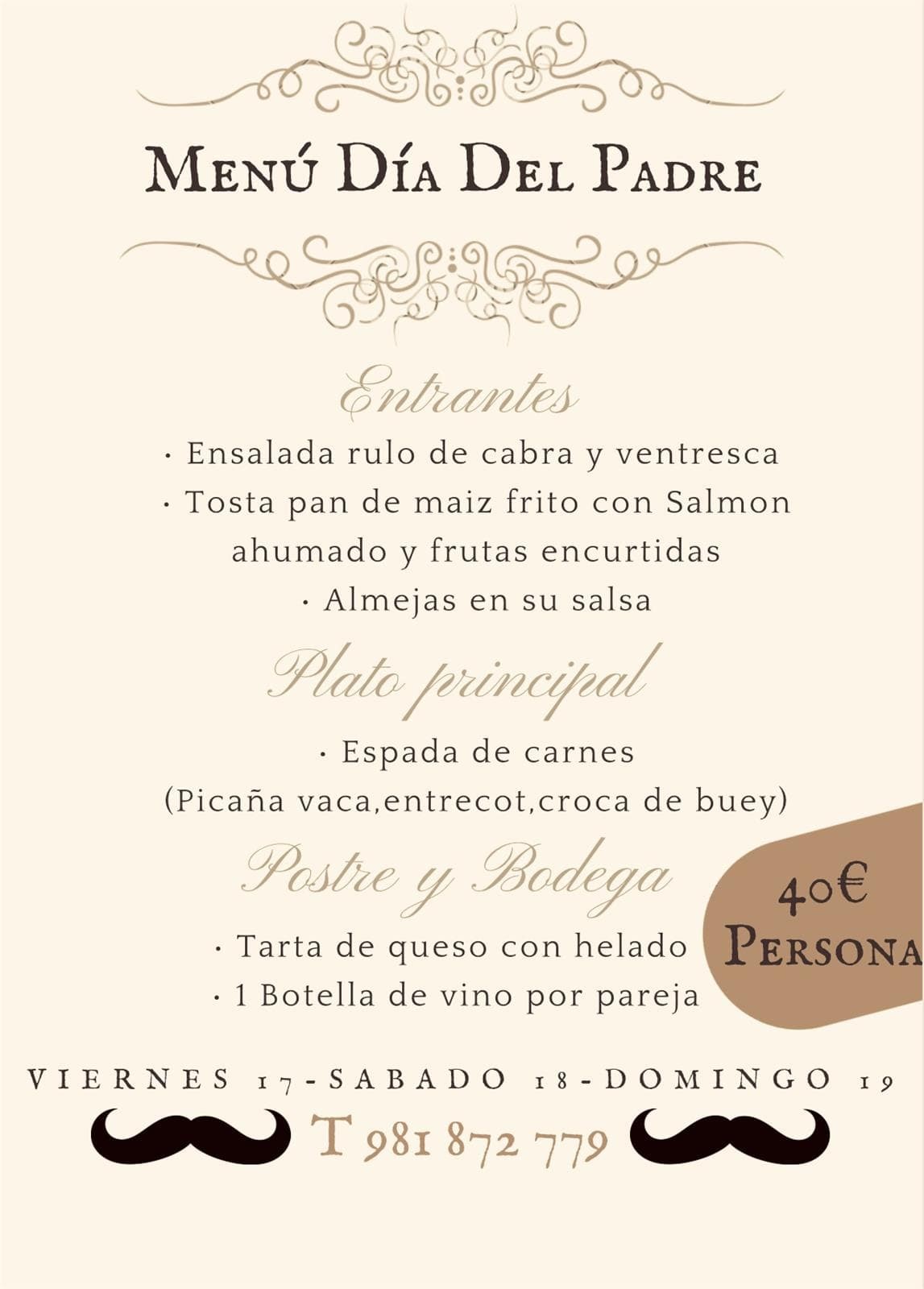 MENU DIA DEL PADRE - Imagen 1