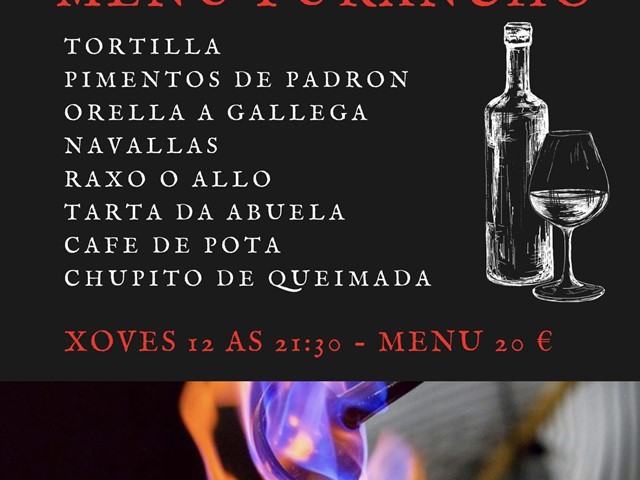 Menú Furancho 20€ Jueves 12 de Agosto