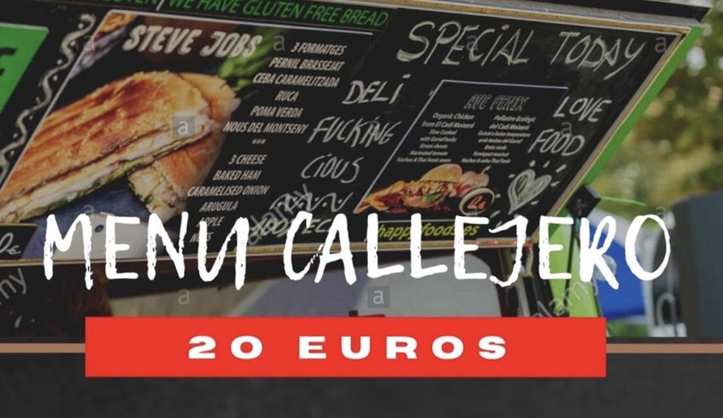 Menú Street Food 20€  Jueves 28