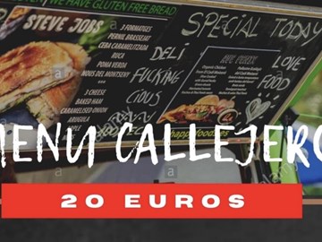 Menú Street Food 20€  Jueves 28
